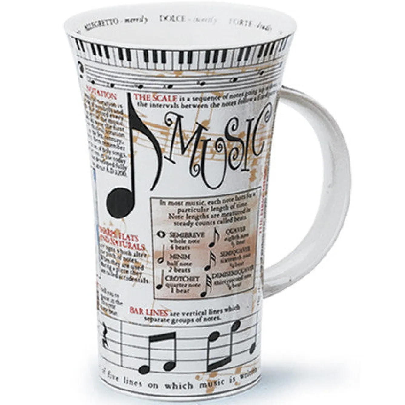 Dunoon Glencoe Music Mug- Tea|Informative