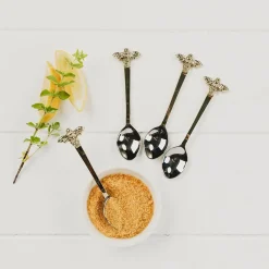 Selbrae Gold Bee Spoons Set of 4- Tea