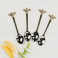 Selbrae Gold Bee Spoons Set of 4- Tea