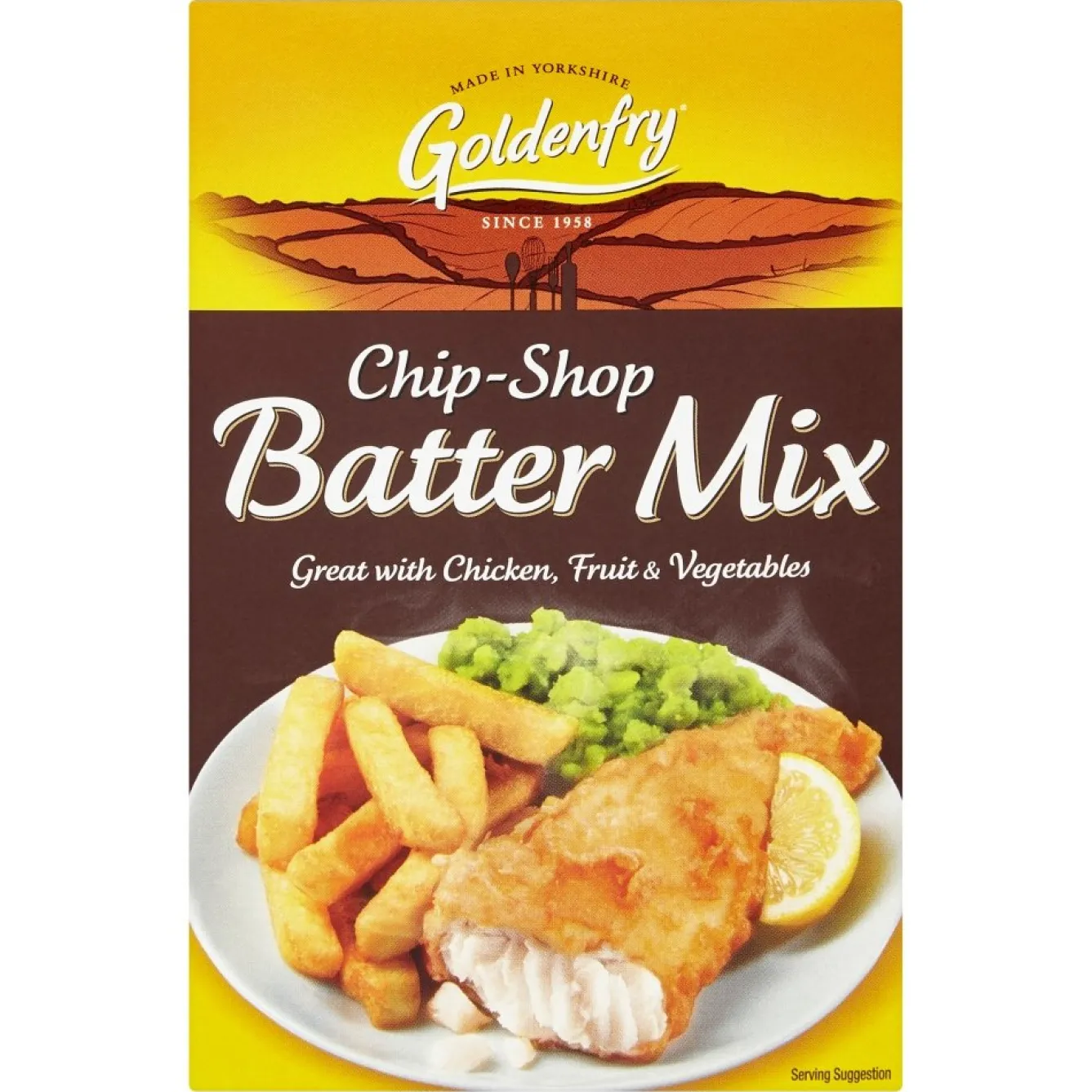 Tea & Biscuits Goldenfry Chip-Shop Batter Mix- British Store Cupboard