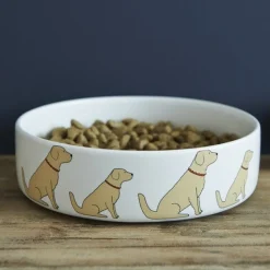 Sweet William Golden Retriever Dog Bowl Boxed- Pets