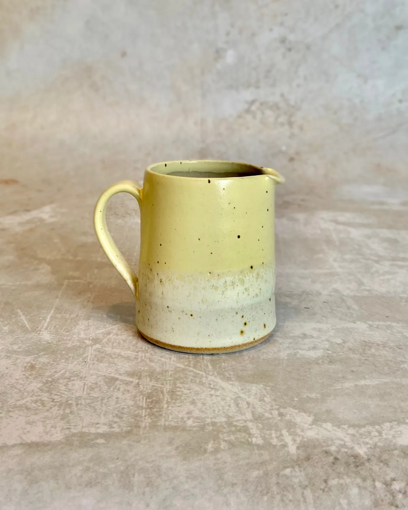 Emily Doran Pottery Golden Sand Milk Jug- Vases|Jugs