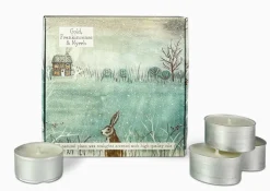 Heaven Scent Gold, Frankincense & Myrrh - Box of 9 Tealights- Home Fragrance
