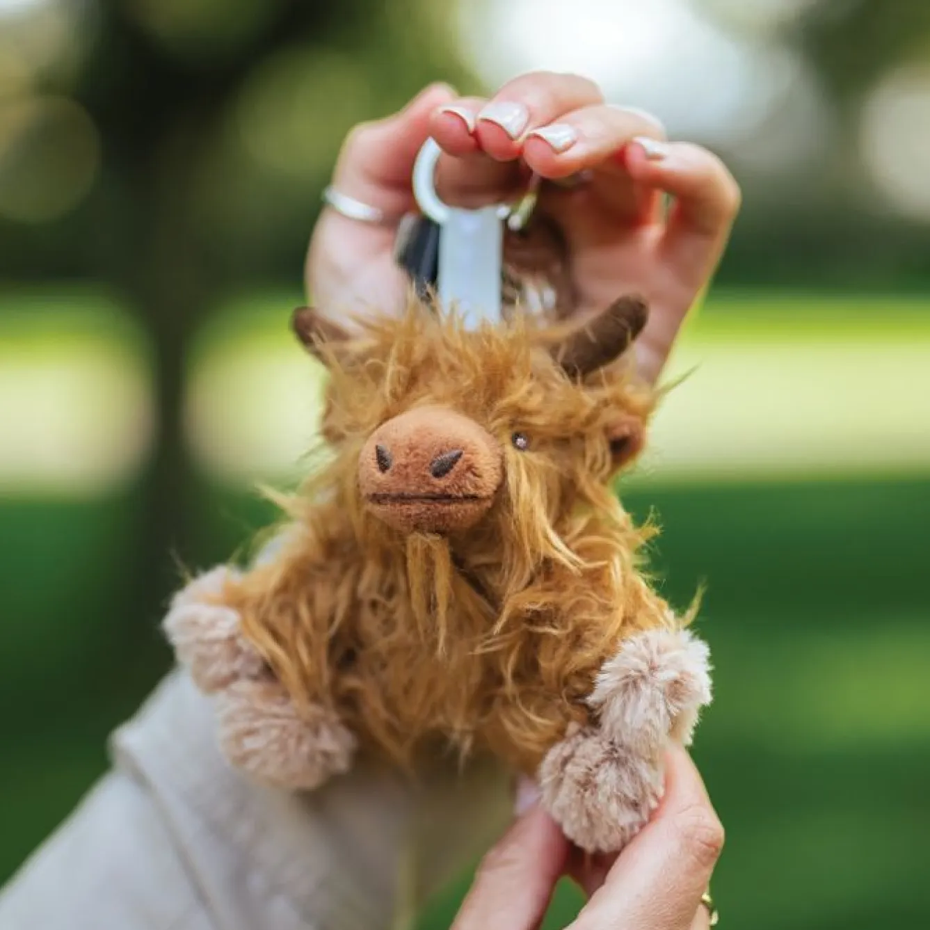 Wrendale Designs 'Gordon' Plush Character Keyring- Plush & Felt Animals