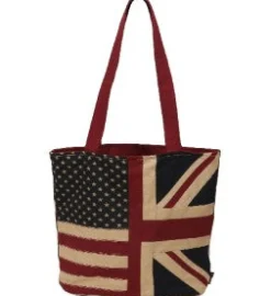 Woven Magic Grand Union Vintage Zipped Tote Bag- Bags