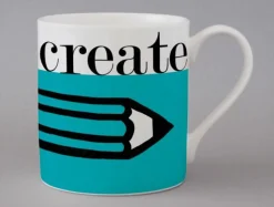 Repeat Repeat Graphic Create Mug- Whimsical