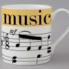 Repeat Repeat Graphic Music Mug- Whimsical
