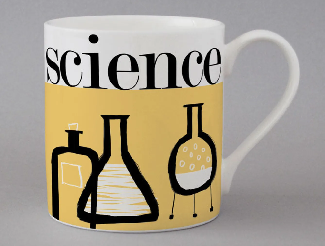 Repeat Repeat Graphic Science Mug- Whimsical