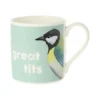Mclaggan Smith Great Tits Bone China Mug- Whimsical|Animals