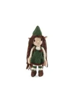 Toft Crafts Green Elfie Doll Crochet Kit- Crafts