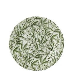 Burleigh Green Prunus Plate 8 1/2 in (21.5cm)- Plates