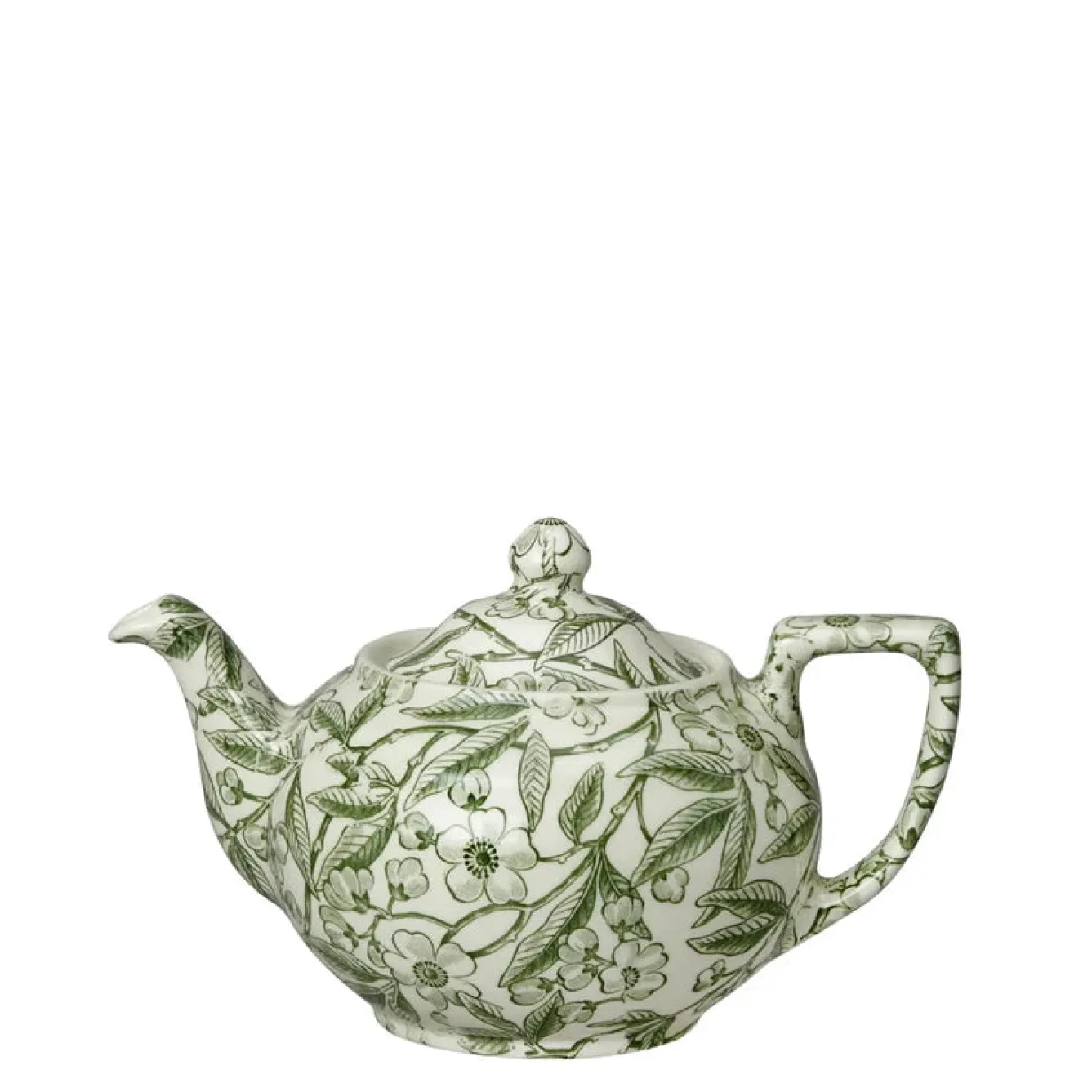 Burleigh Green Prunus Small Teapot- Tea|Teapots