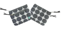 Earth Squared Bags Grey Spot Emily Purse- Bags