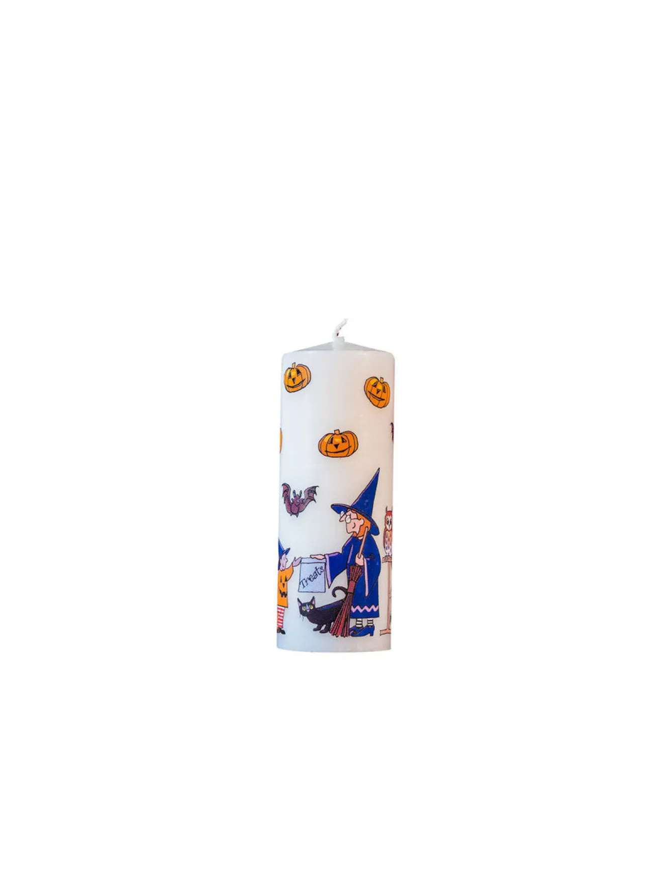 Alison Gardiner Halloween Mini Pillar Candle- Halloween|Seasonal Decor