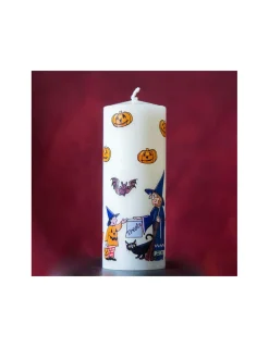 Alison Gardiner Halloween Mini Pillar Candle- Halloween|Seasonal Decor
