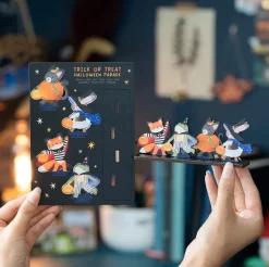 Dapple & Dot Halloween Parade Pop Out Card- Halloween|Greeting Cards