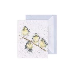 Wrendale Designs 'Hanging Out' Great Tit Enclosure Card- Greeting Cards