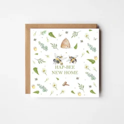 West Country Designs 'Hap-Bee New Home' Card- Greeting Cards