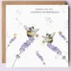 West Country Designs 'Happiest of Birthdays' Busy Bee Birthday Card- Greeting Cards