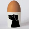 Repeat Repeat Happiness Black Lab Egg Cup Olive- Easter|Egg Cups