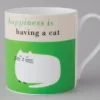 Repeat Repeat Happiness Catnap Green Mug- Animals|Animals