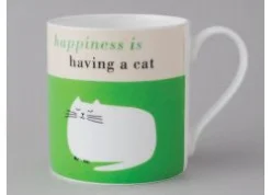 Repeat Repeat Happiness Catnap Green Mug- Animals|Animals