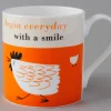 Repeat Repeat Happiness Chicken Orange Mug- Animals|Animals