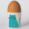 Repeat Repeat Happiness Sitting Cat Egg Cup- Egg Cups