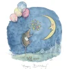Moongazer Cards Happy Birthday Greeting Card- Greeting Cards