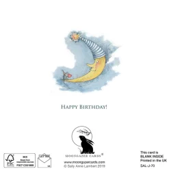 Moongazer Cards Happy Birthday Greeting Card- Greeting Cards