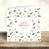 West Country Designs 'Happy Birthday Lovely Lady' Multi Ladybird Greetings Card- Greeting Cards
