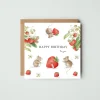 West Country Designs 'Happy Birthday' Strawberry Mice Card- Greeting Cards