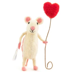 Sew Heart Felt Happy Heart Balloon Mouse- Valentine's Day|Children