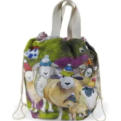 Emma Ball Happy Sheep Large Bucket Bag- Bags