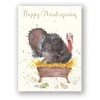 Wrendale Designs Happy Thanksgiving Card- Halloween