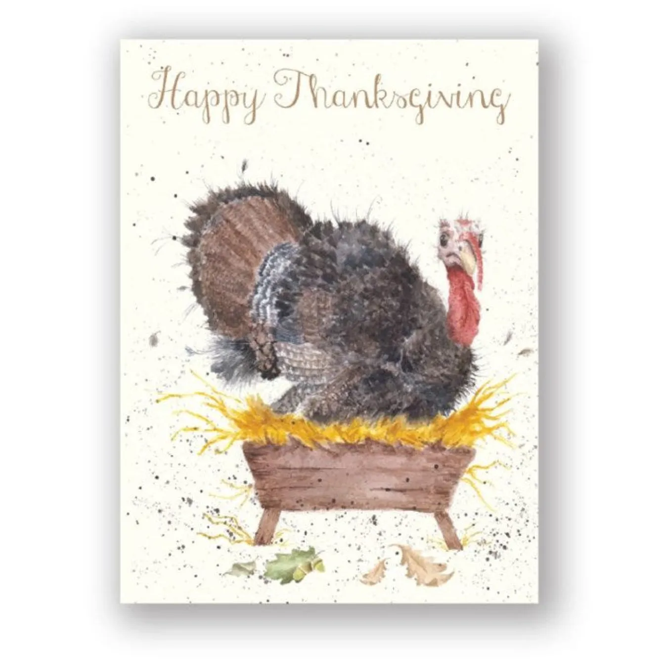 Wrendale Designs Happy Thanksgiving Card- Halloween