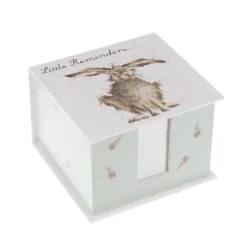 Wrendale Designs 'Hare-Brained' Hare Memo Block- Stationery