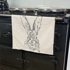 Selbrae Hare Linen Tea Towel- Tea|Tea