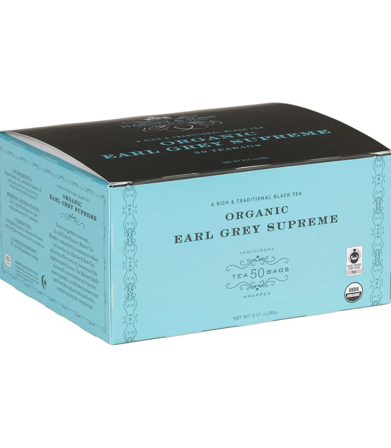Harney & Sons Harney & Sons Organic Earl Grey Imperial Tea - 50 Tea Bags- Tea