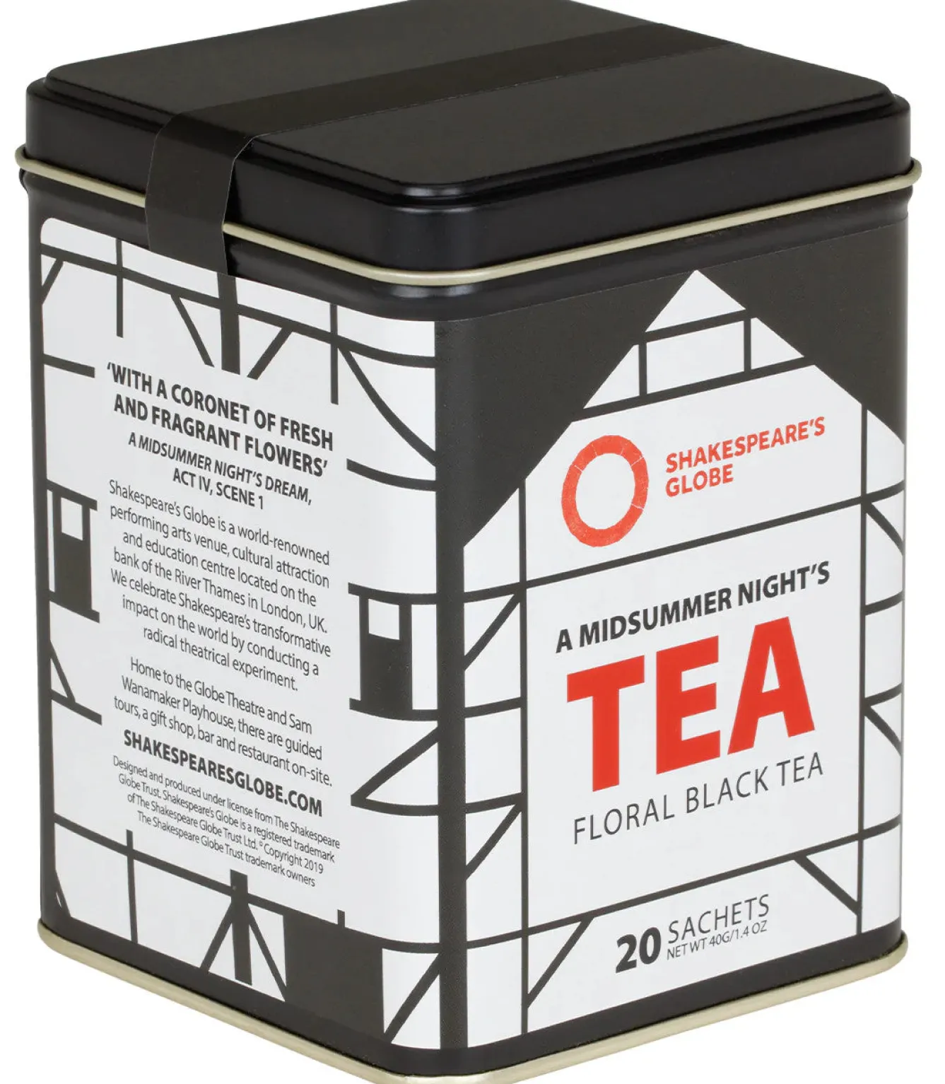 Harney & Sons Harney & Sons Shakespeare's Globe - A Midsummer Night's Tea - 20 Sachets- Tea