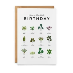Everlong Print Co. Have a Plantastic Birthday Card- Greeting Cards