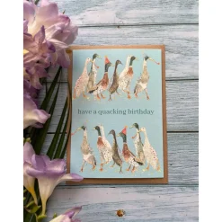 Jen Winnett Have a Quacking Birthday! Eco-card- Greeting Cards