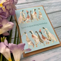Jen Winnett Have a Quacking Birthday! Eco-card- Greeting Cards
