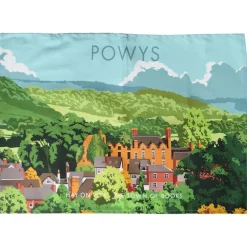 Town Towels Hay-on-Wye - Powys Tea Towel- Tea|Tea Towels