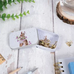 Wrendale Designs 'Head Clover Heels' Rabbit Mini Tin- Children|Children