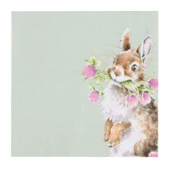 Wrendale Designs 'Head Clover Heels' Rabbit Paper Napkins- Picnic|Napkins