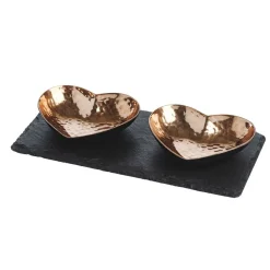 Selbrae Heart Copper Serving Set- Valentine's Day|Tea
