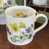 Sophia Davenport Heart's Ease & Heath Dog Violet Mug- Flowers & Garden