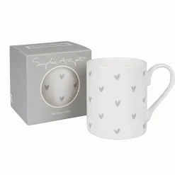 Sophie Allport Hearts 'Grey' Mug- Valentine's Day|Tea