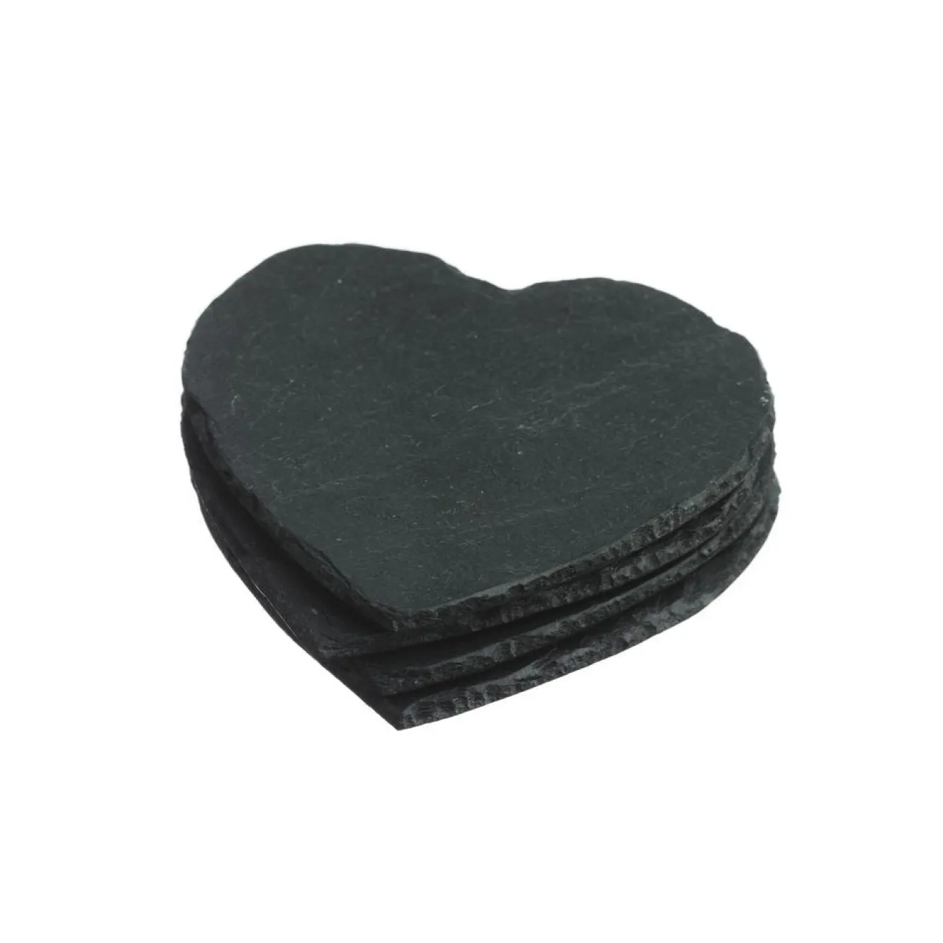 Selbrae Heart Slate Coasters- Set of 4- Valentine's Day|Tea
